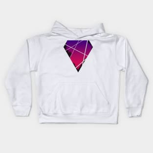 Purple Diamond Kids Hoodie